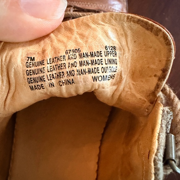 Vintage Timberland Boot Company Brown Lace Up Shoes 👞 Size 7 - Picture 7 of 10